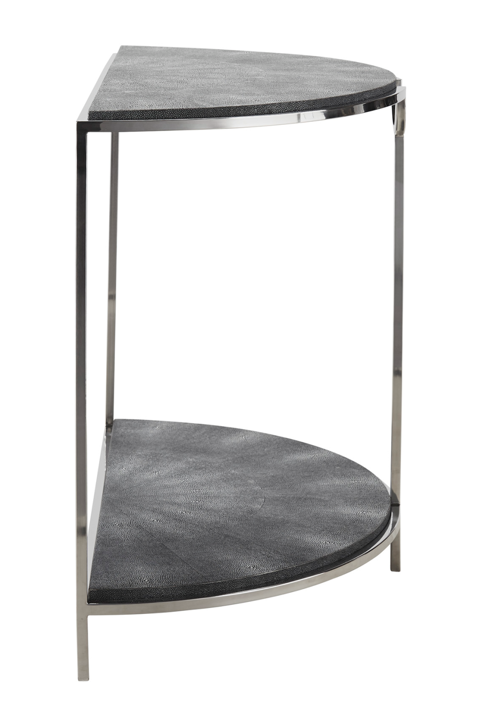 Half Moon Gray Shagreen Console Table | Andrew Martin Elise | OROA