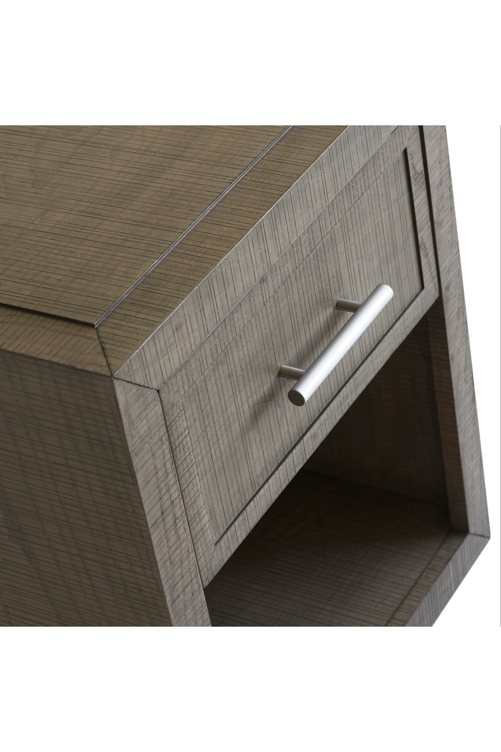 Gray Wooden Bedside Table S | Andrew Martin Raffles | Oroa.com