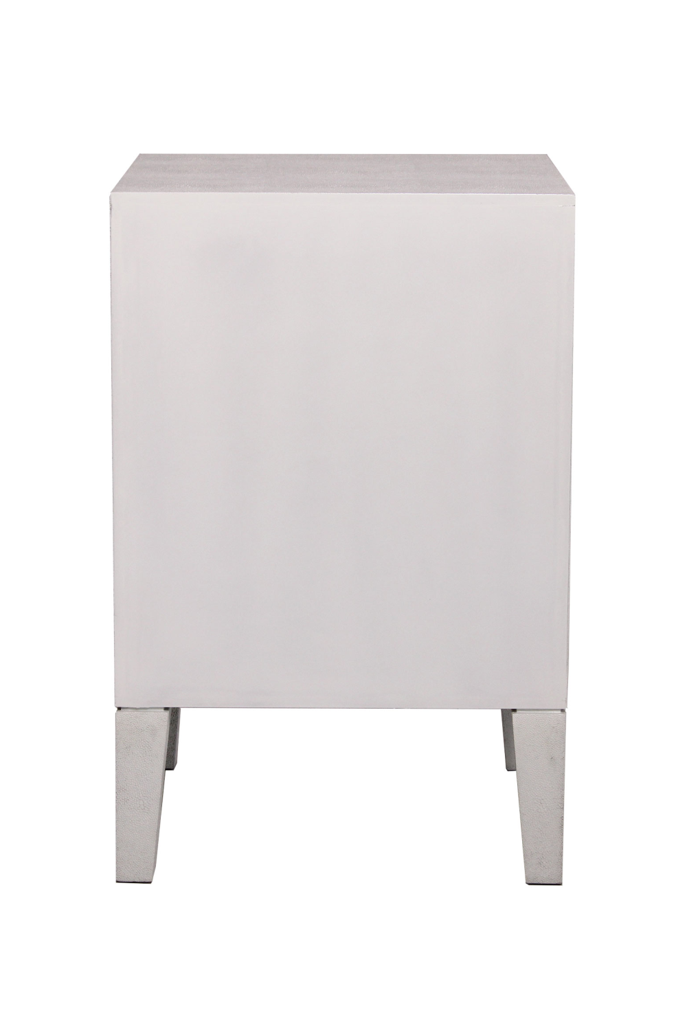 White Shagreen Bedside Table | Andrew Martin Georgia | OROA