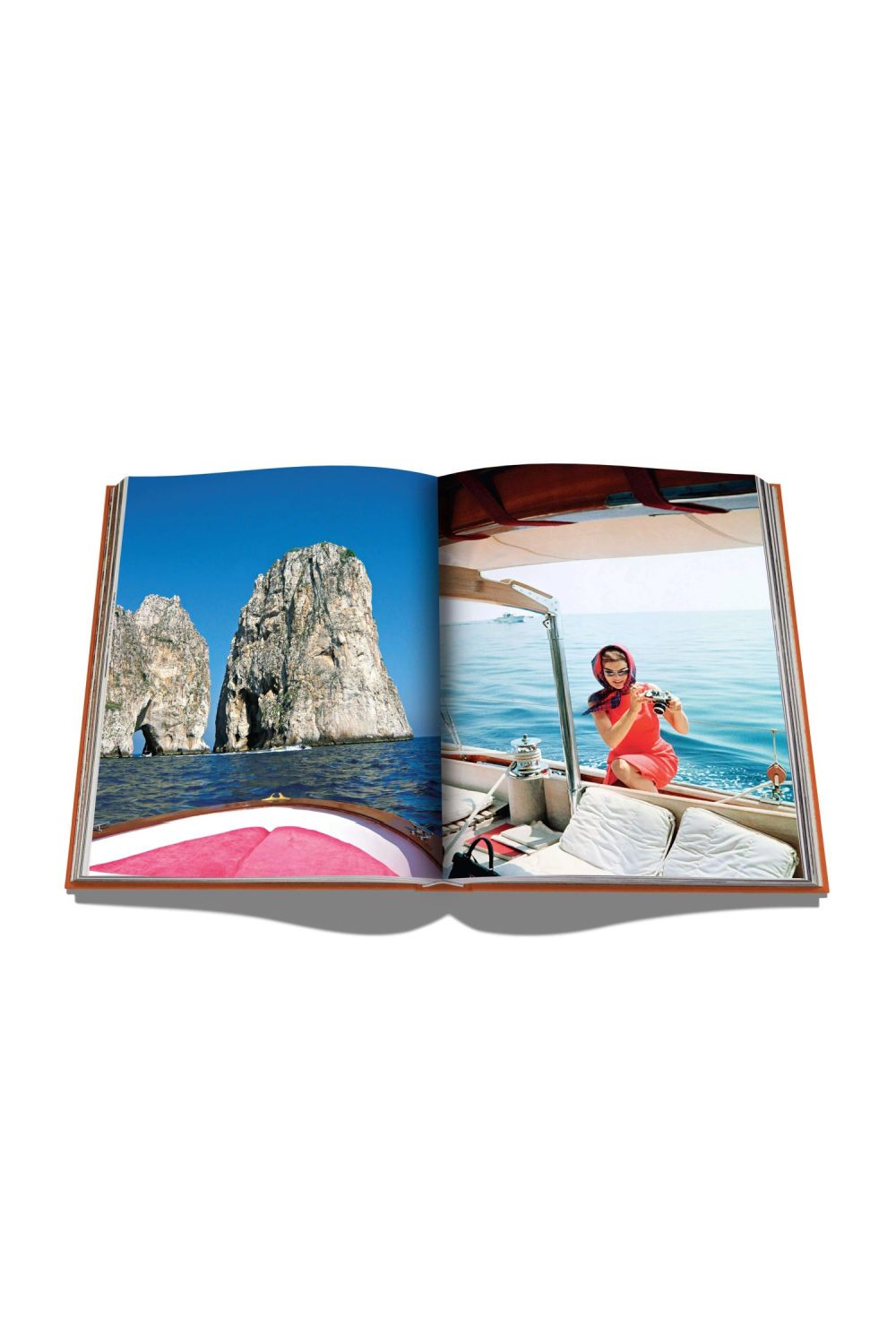 Travel Linen Hardcover Book | Assouline Capri Dolce Vita | Oroa.com