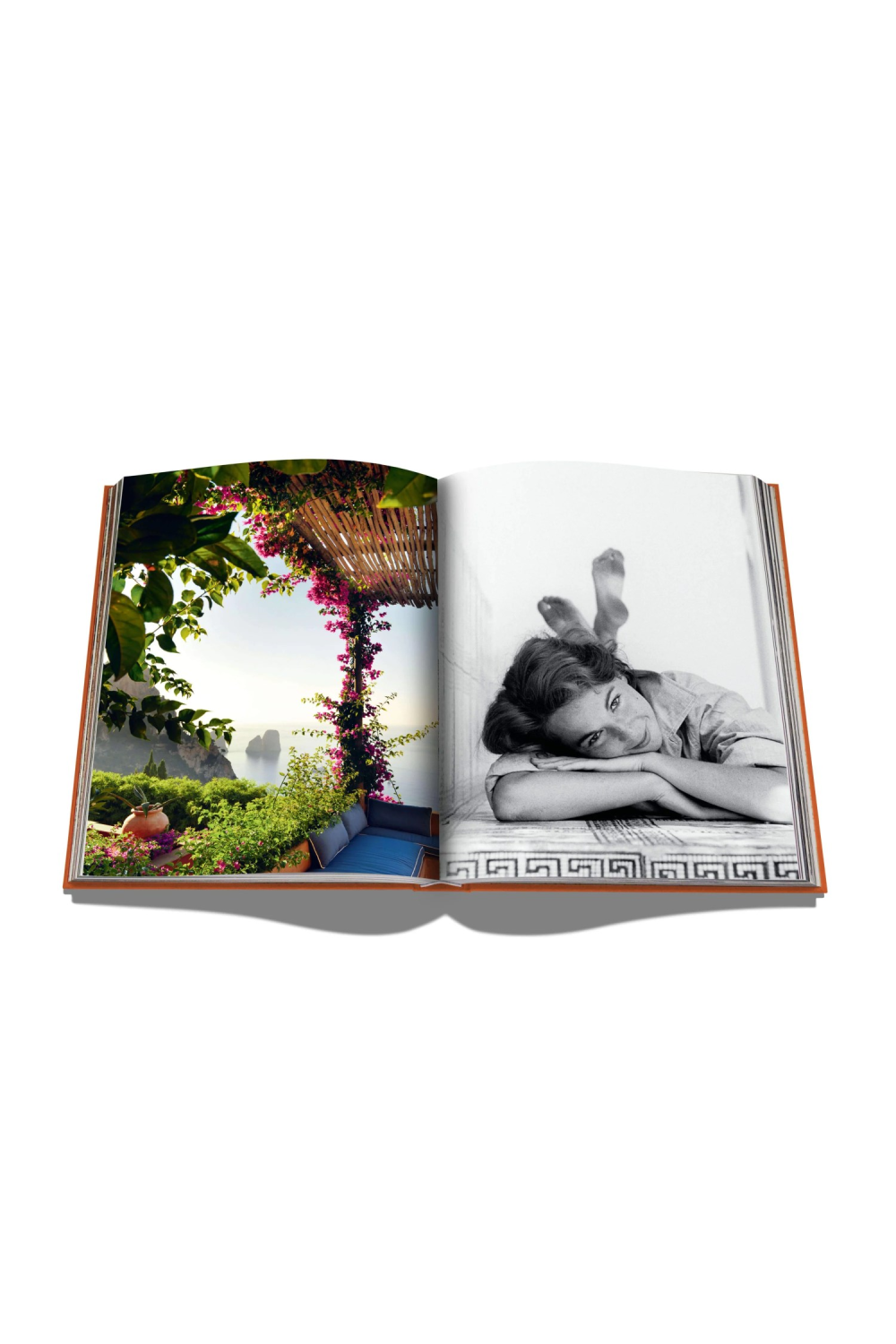 Travel Linen Hardcover Book | Assouline Capri Dolce Vita | Oroa.com