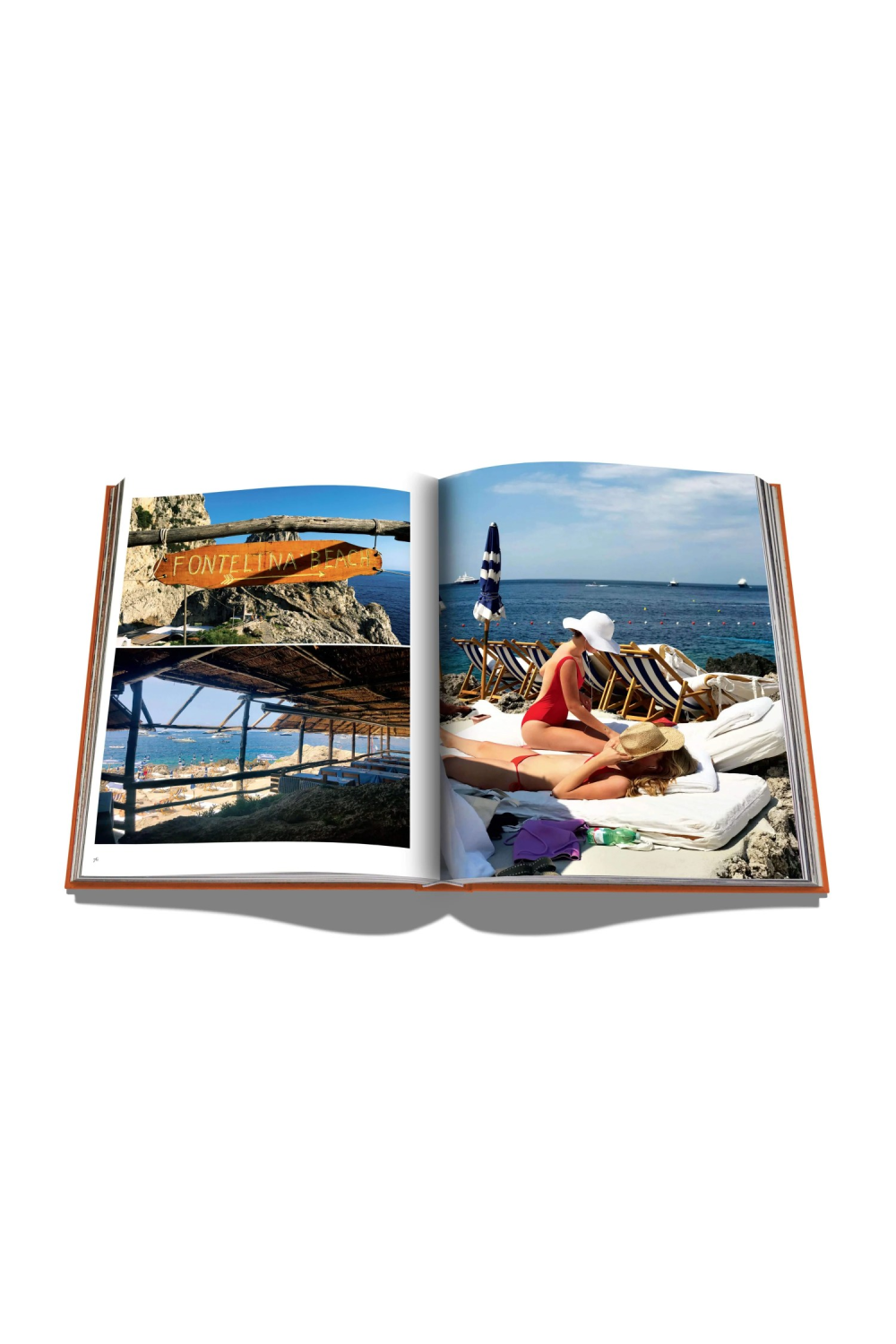 Travel Linen Hardcover Book | Assouline Capri Dolce Vita | Oroa.com