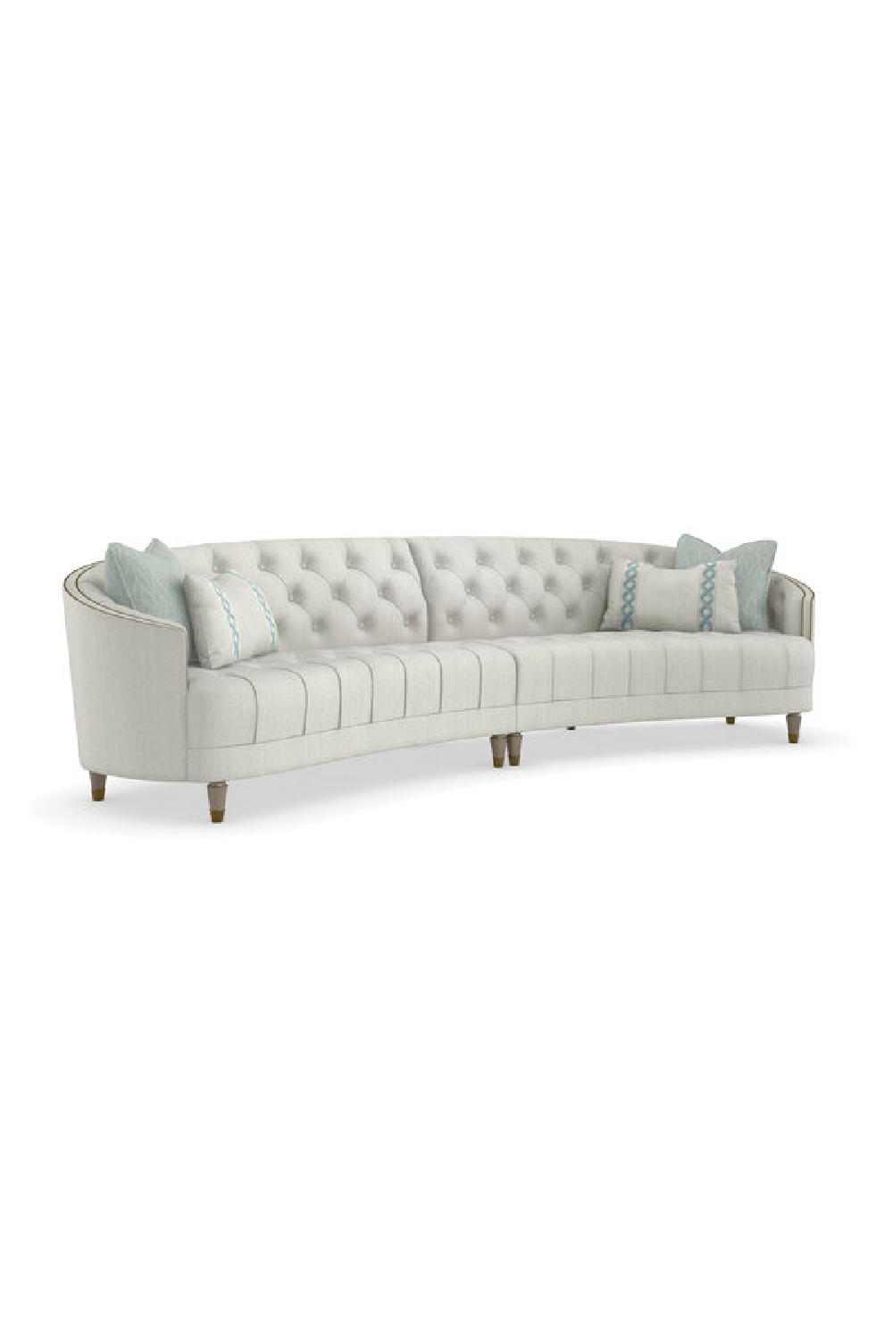 Nail-Trimmed Tufted Sofa | Caracole Laf | Oroa.com