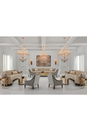   Nail-Trimmed Tufted Sofa | Oroa.com