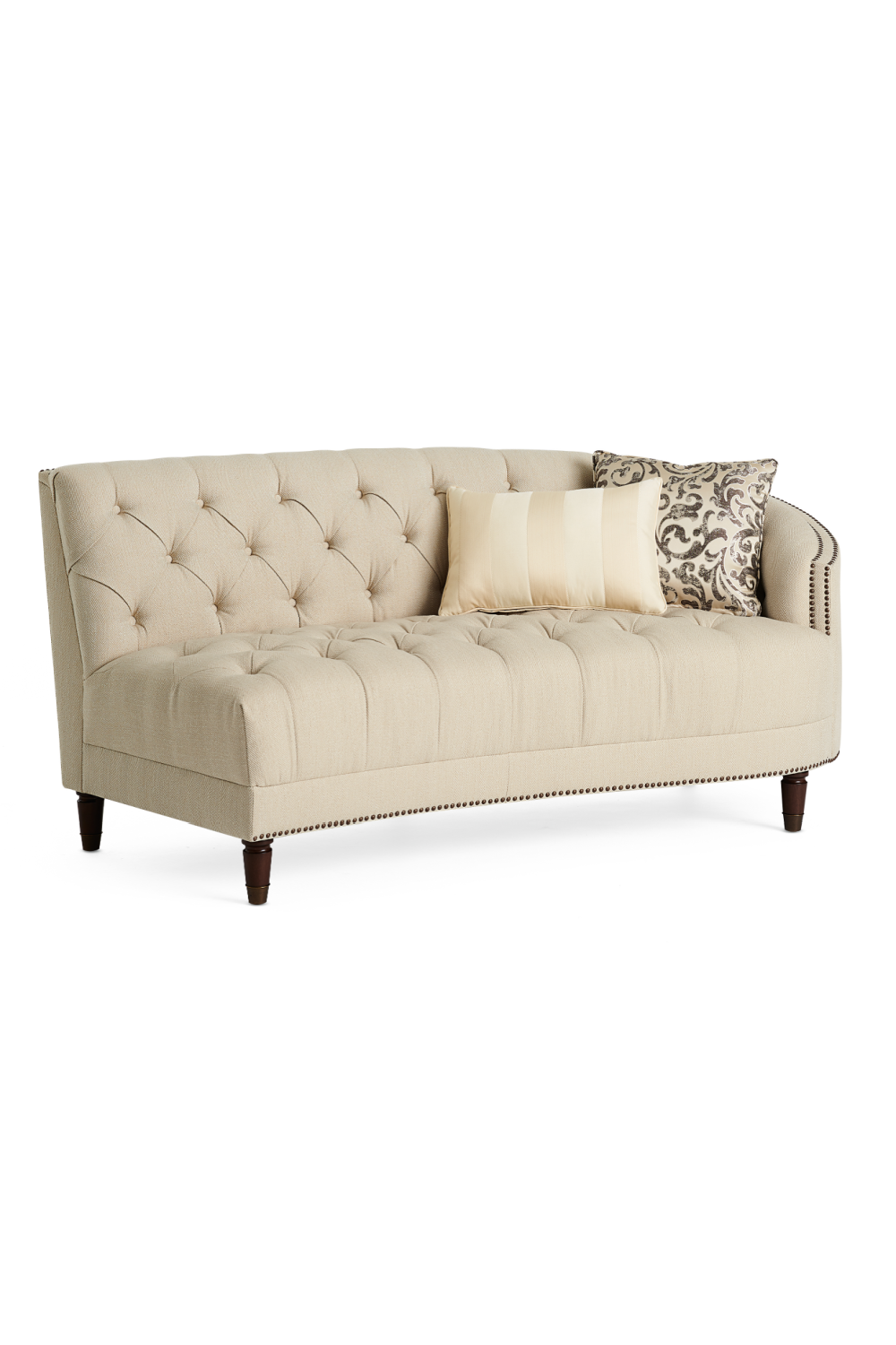 Nail-Trimmed Tufted Sofa | Caracole Laf | Oroa.com