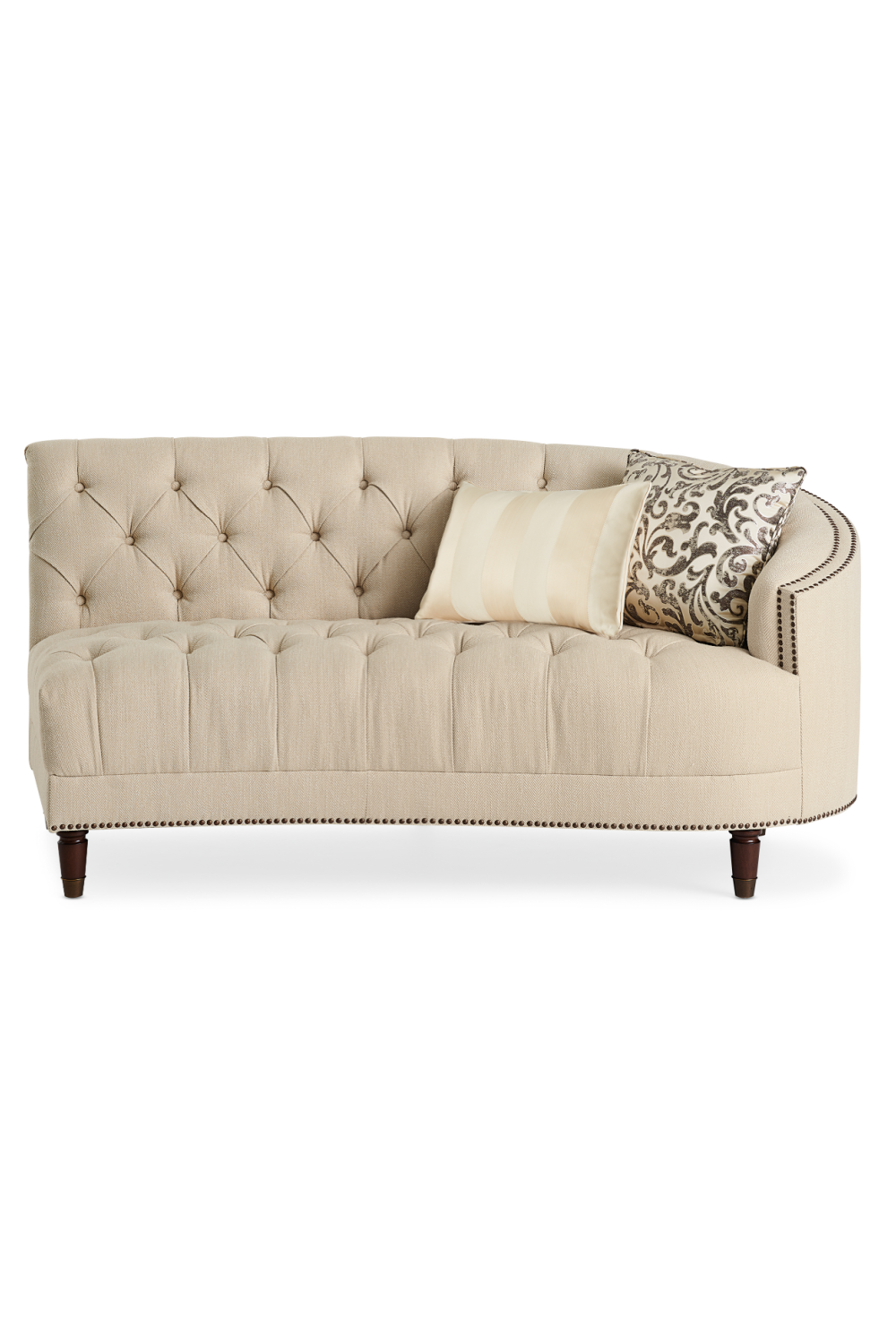 Nail-Trimmed Tufted Sofa | Caracole Laf | Oroa.com