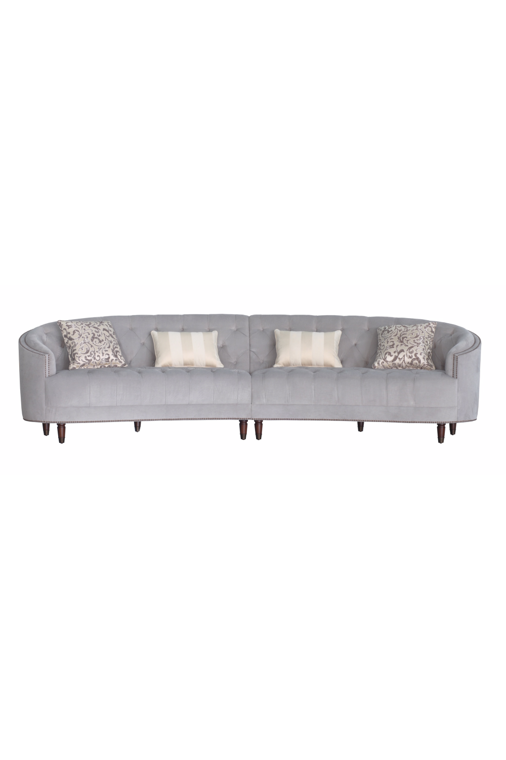 Nail-Trimmed Tufted Sofa | Caracole Laf | Oroa.com