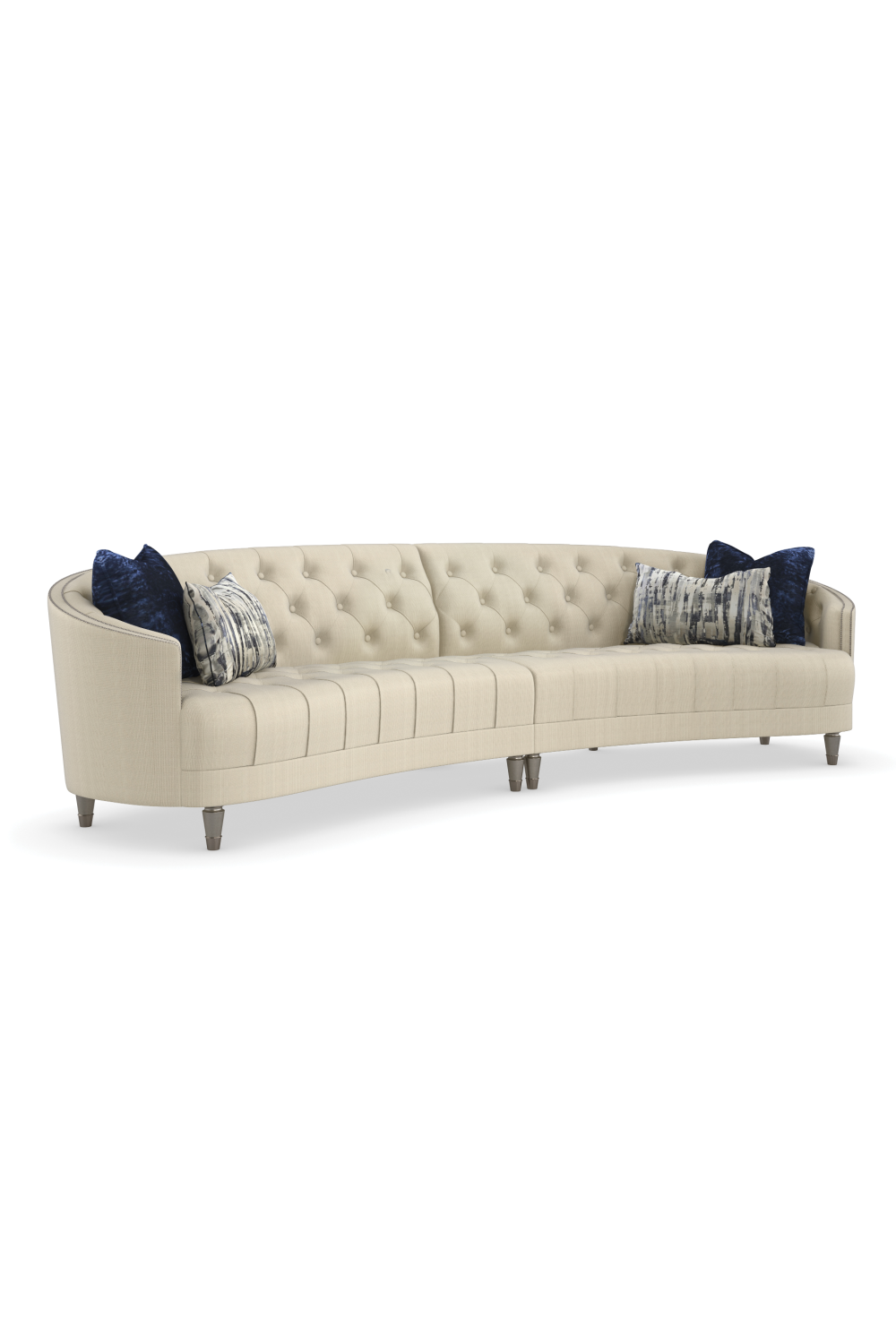 Nail-Trimmed Tufted Sofa | Caracole Laf | Oroa.com