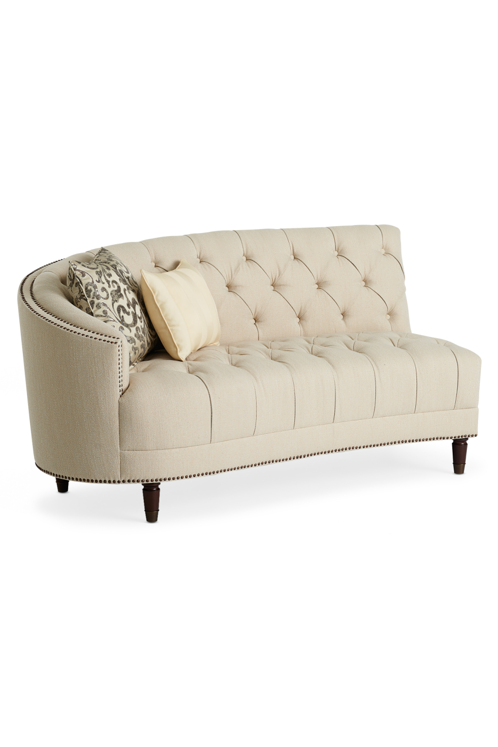 Nail-Trimmed Tufted Sofa | Caracole Raf | Oroa.com