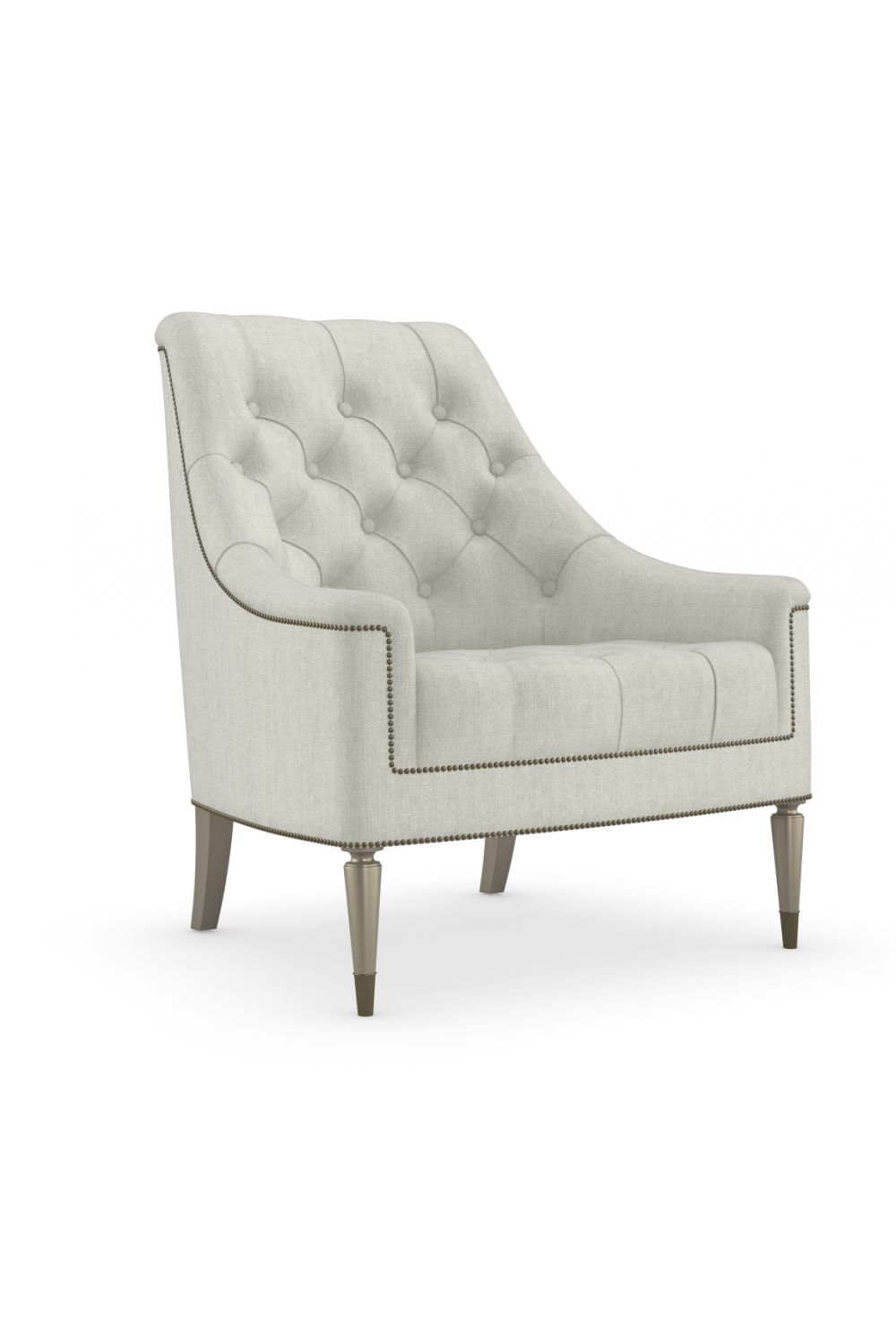 Tufted Lounge Chair | Caracole Classic Elegance | Oroa.com