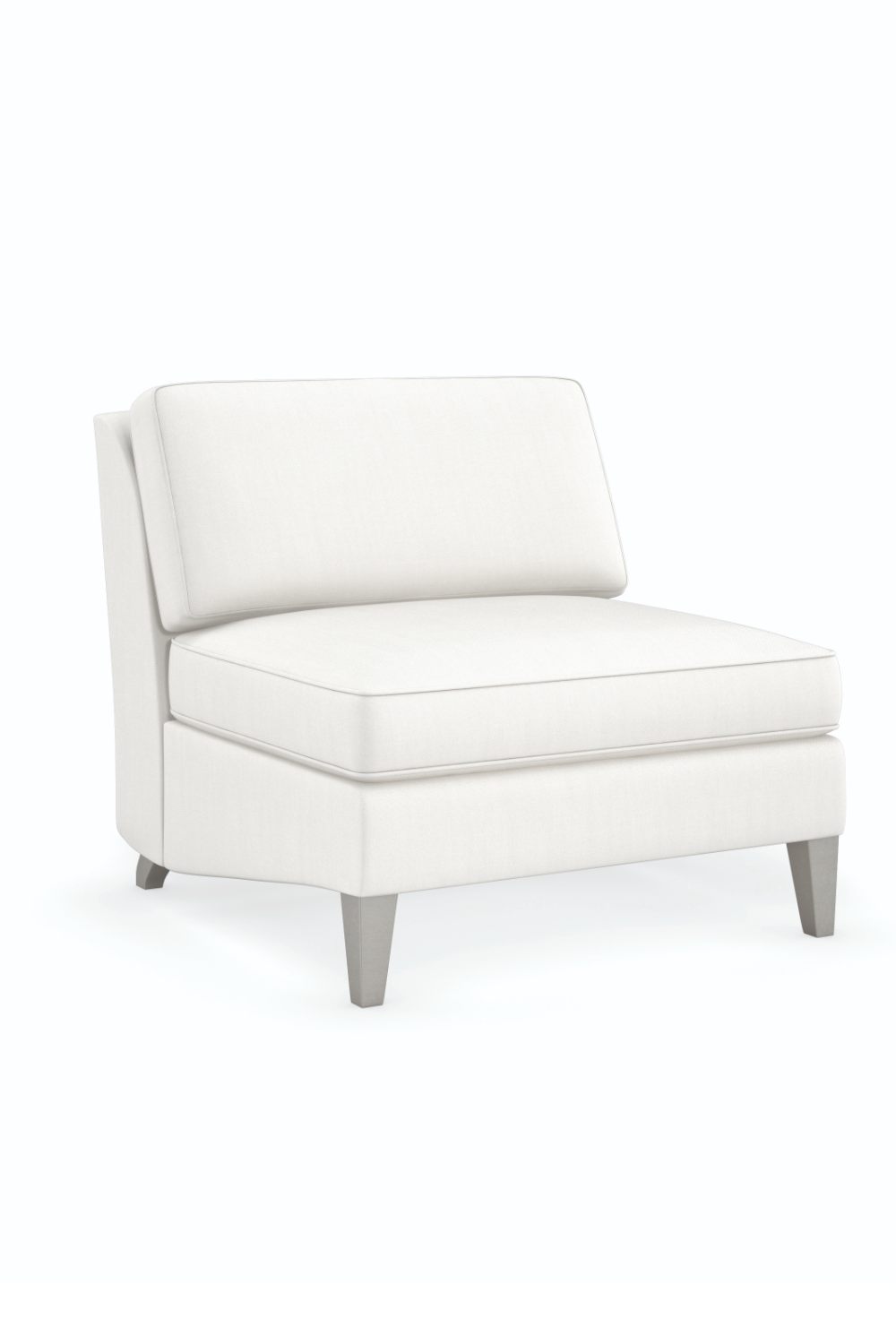 Cream Modern Loveseat | Caracole Victoria | Oroa.com