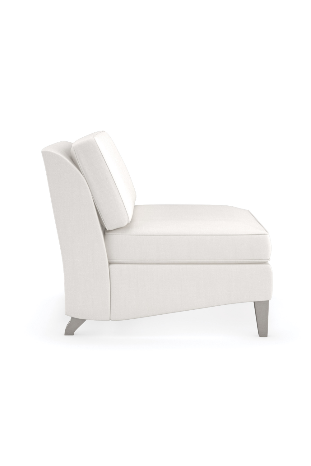 Cream Modern Loveseat | Caracole Victoria | Oroa.com