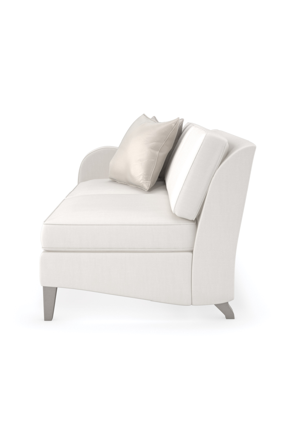 Cream Modern Loveseat | Caracole Victoria | Oroa.com