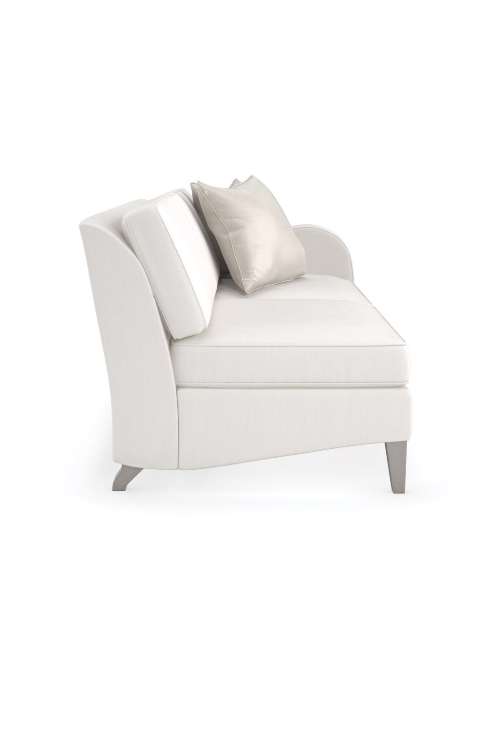 Cream Modern Loveseat | Caracole Victoria | Oroa.com