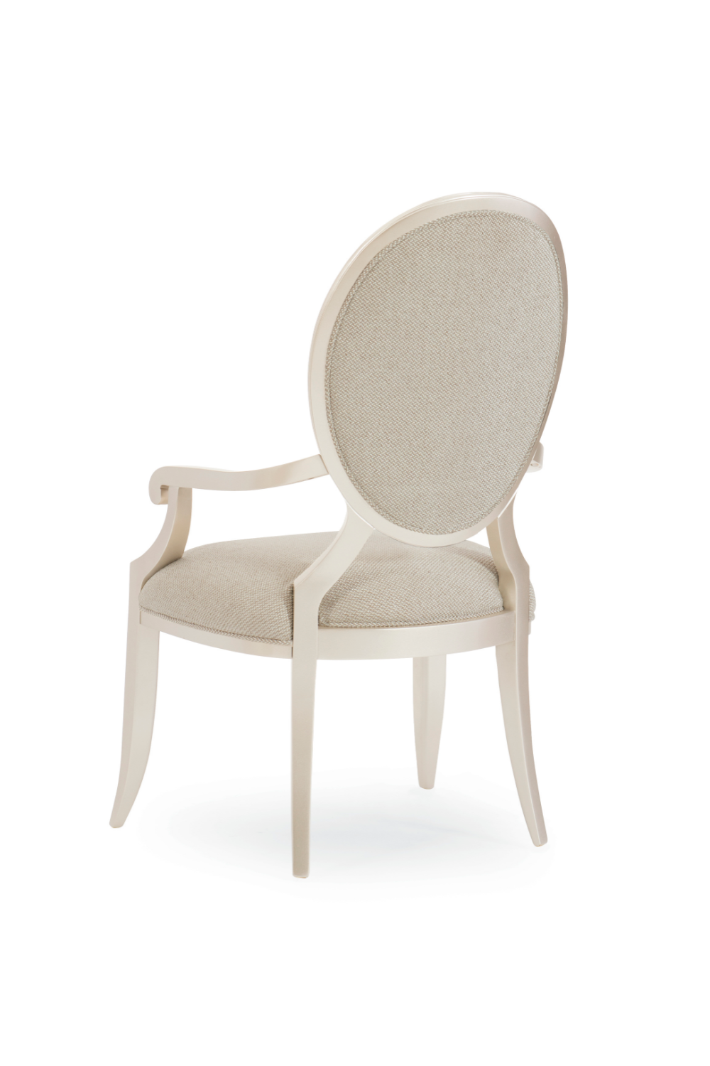 Oval Back Modern Armchair (2) | Caracole Avondale | Oroa.com