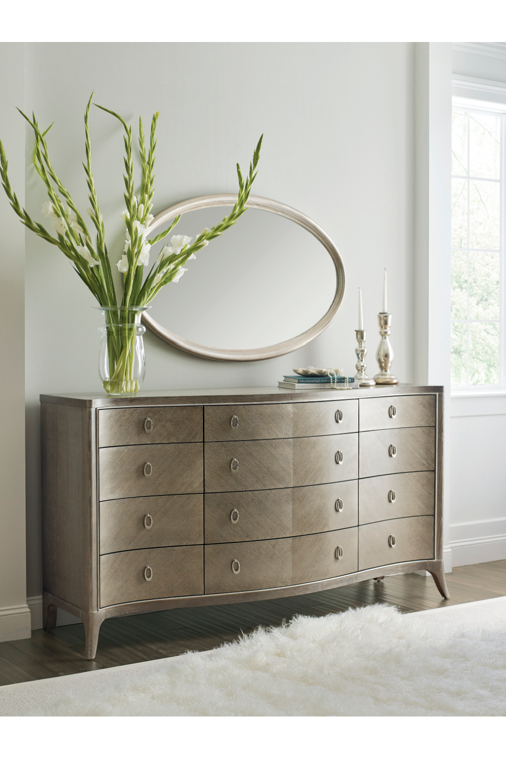 Chevron Ash Dresser | Caracole Avondale | Oroa.com