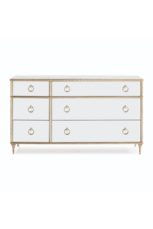 Vintage Style White Dresser | Caracole Double | Oroa.com