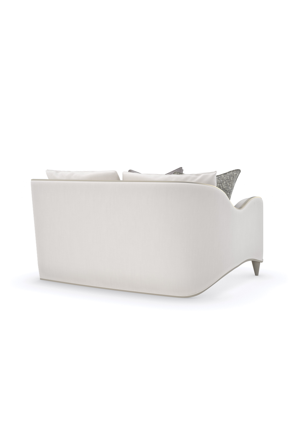 White Chenille Modular Sofa | Caracole Lillian | Oroa.com