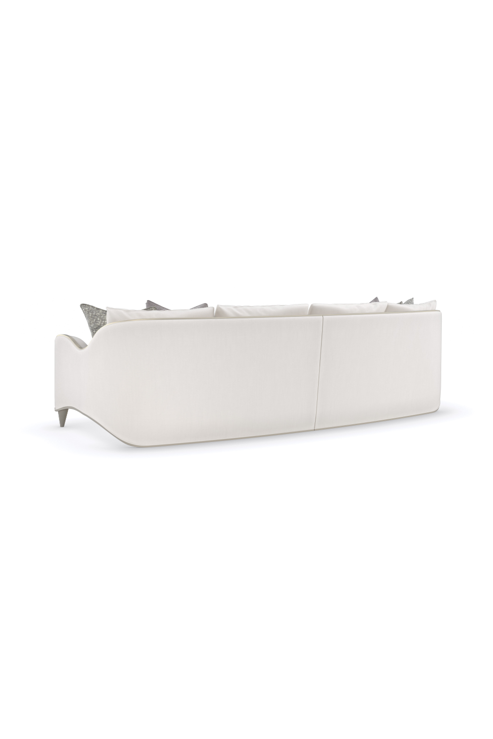 White Chenille Modular Sofa | Caracole Lillian | Oroa.com