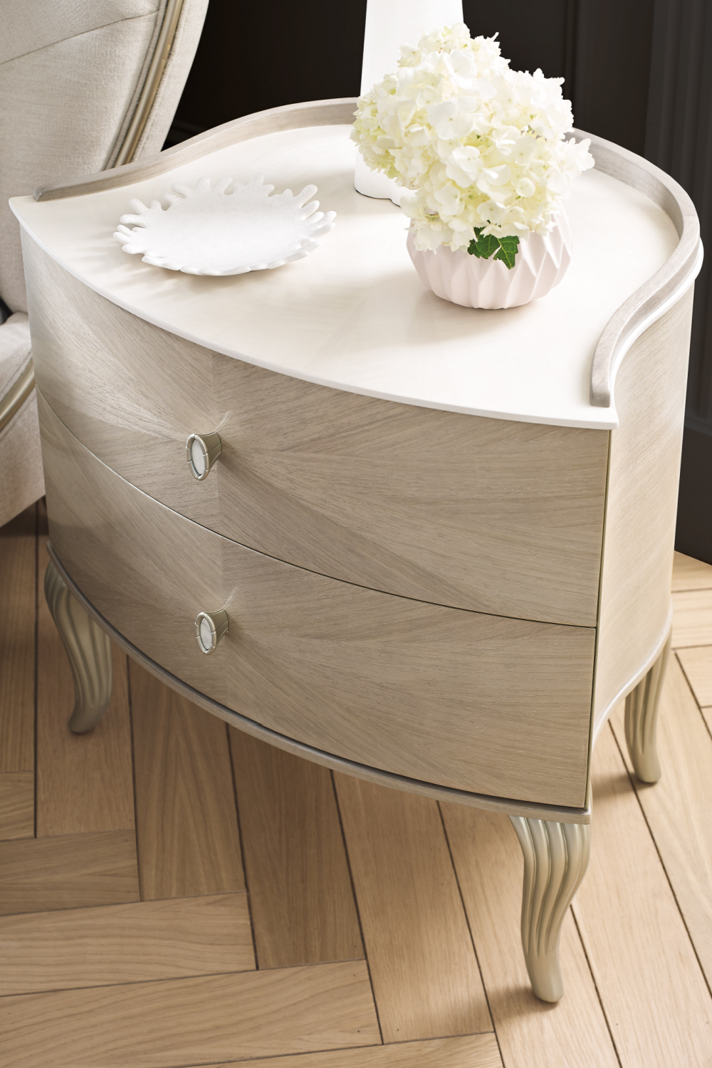 Modern Art Deco Nightstand | Caracole Lillian | Oroa.com