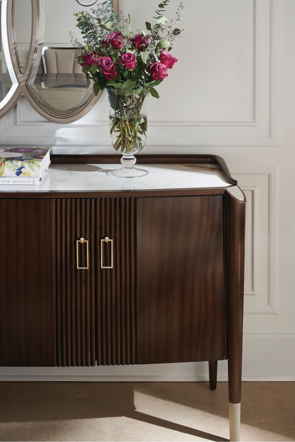 Dark Brown Wooden Sideboard | Caracole The Oxford | Oroa.com