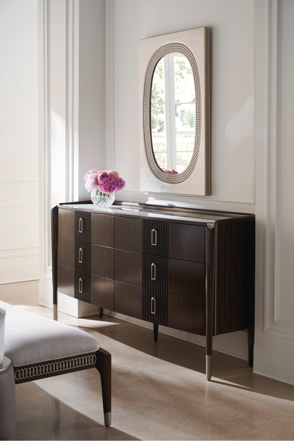 Dark Wood Dresser | Caracole The Oxford | Oroa.com