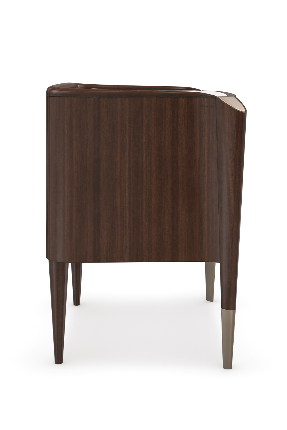 Dark Wood Classic Nightstand | Caracole The Oxford | Oroa.com