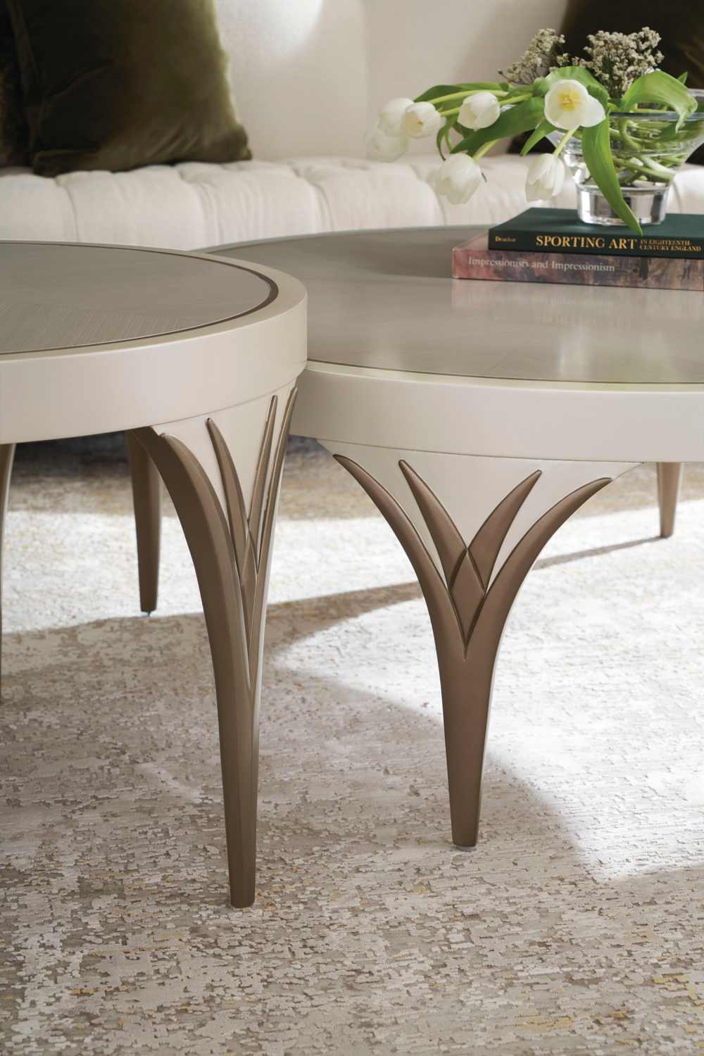 Modern Nesting Coffee Table | Caracole Valentina | Oroa.com