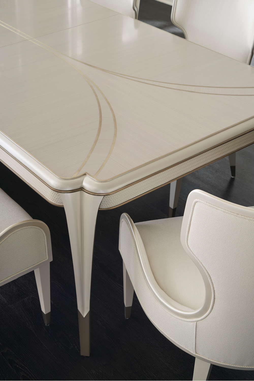 Silver Sandalwood Dining Table | Caracole Valentina | Oroa.com