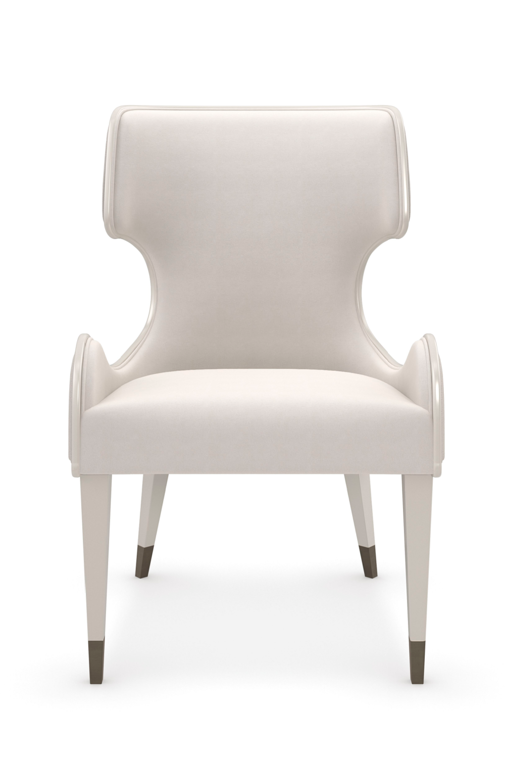 Sculptural White Modern Armchair | Caracole Valentina | Oroa.com