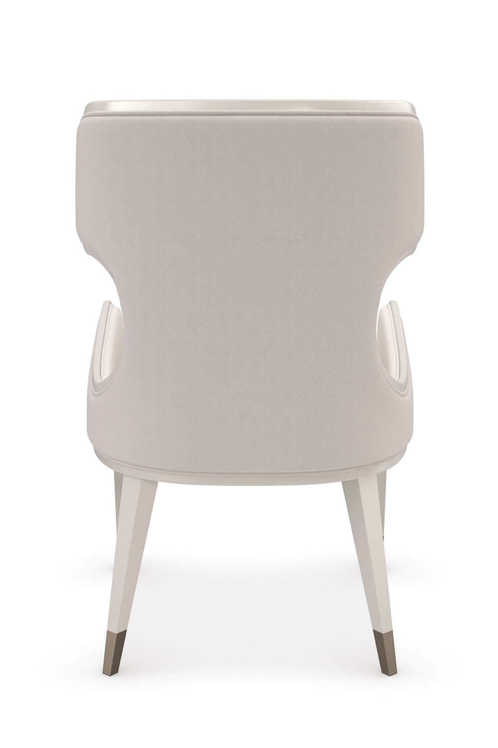 Sculptural White Modern Armchair | Caracole Valentina | Oroa.com