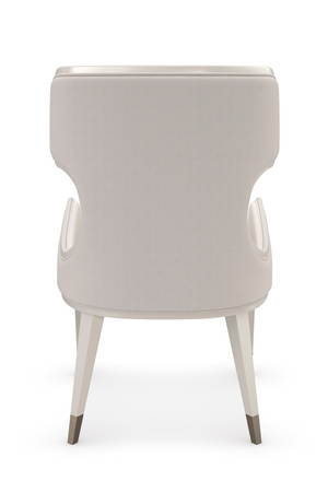 Sculptural White Modern Armchair | Caracole Valentina | Oroa.com