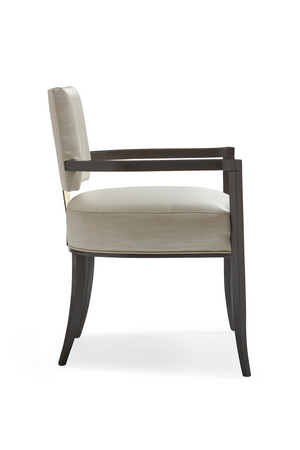 Neutral Sateen Dining Chair | Caracole Reserved Seating | Oroa.com
