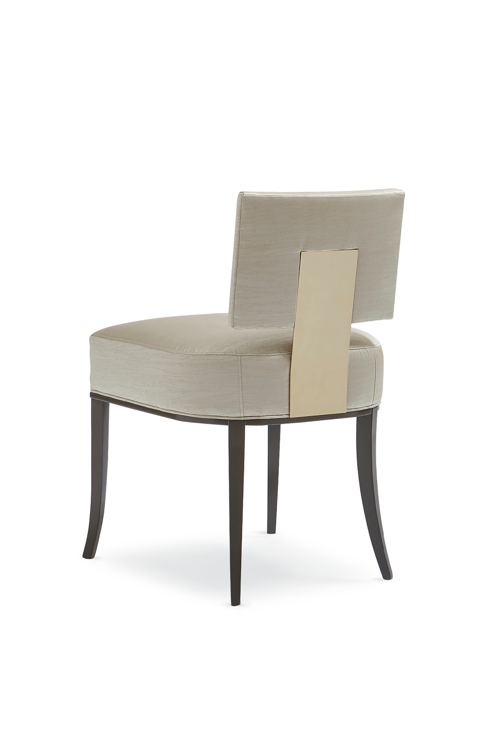 Neutral Sateen Dining Chair | Caracole Reserved Seating | Oroa.com