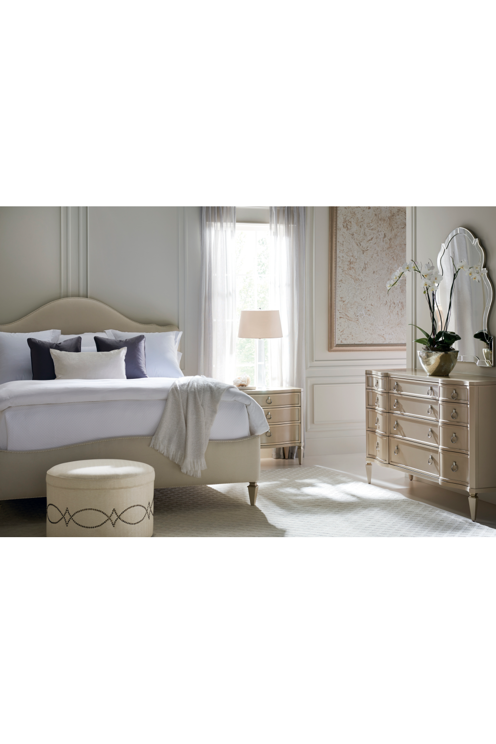 Cream Modern Classis Dresser | Caracole Put It All Together | Oroa.com