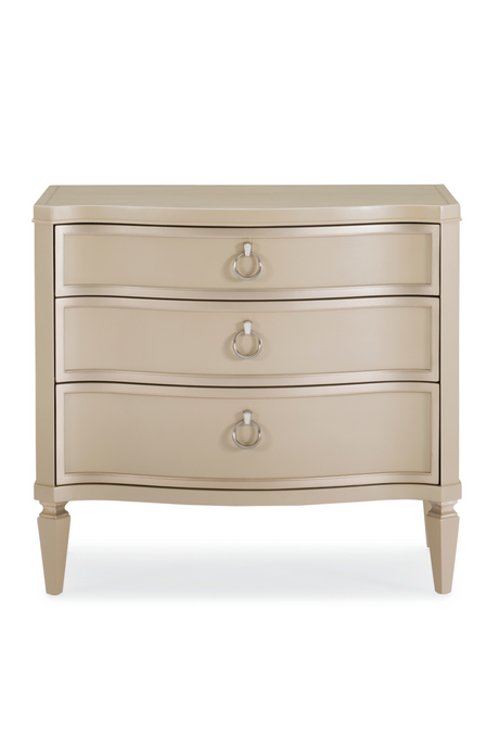 Beige Modern Classic Nightstand | Caracole Next To Me | Oroa.com
