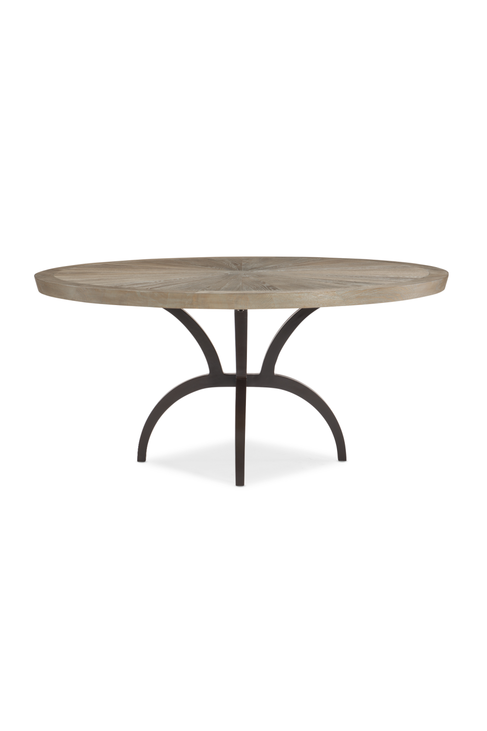 Round Ash Dining Table | Caracole Rough And Ready 54 | Oroa.com