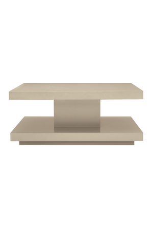 Beige Geometrical Coffee Table | Caracole Cool And Classic |  Oroa.com