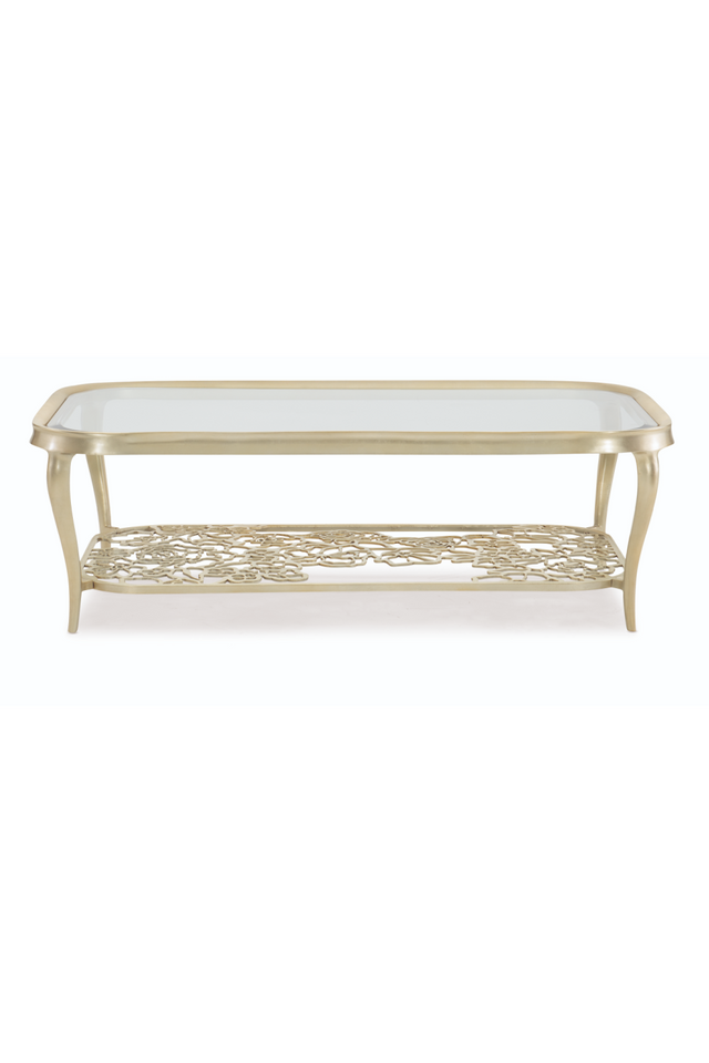 Glass Cocktail Table | Caracole Flower Power | Oroa.com