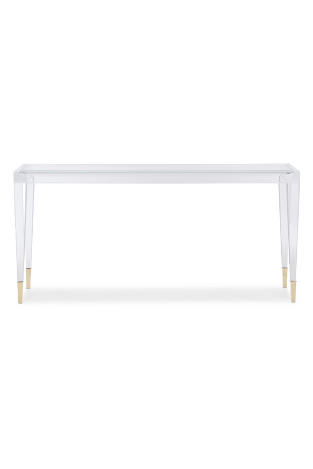 Transparent Modern Console Table | Caracole Ahhhhh | Oroa.com