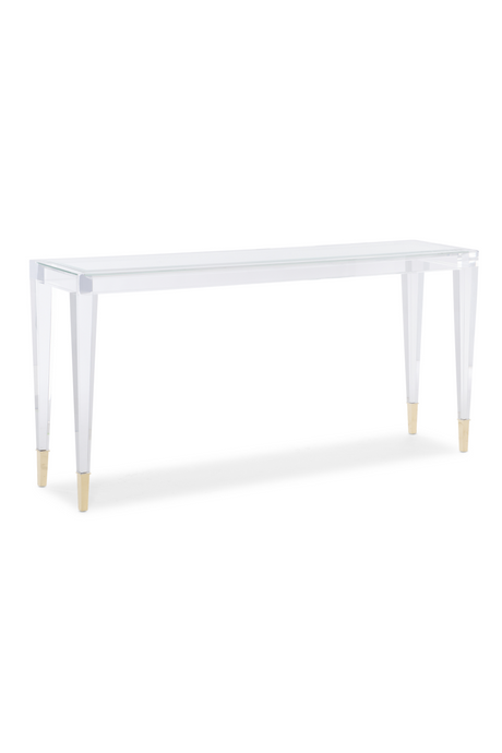 Transparent Modern Console Table | Caracole Ahhhhh | Oroa.com