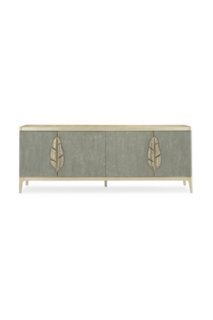 Gold Palm Accent Sideboard  | Caracole Waterside | Oroa.com
