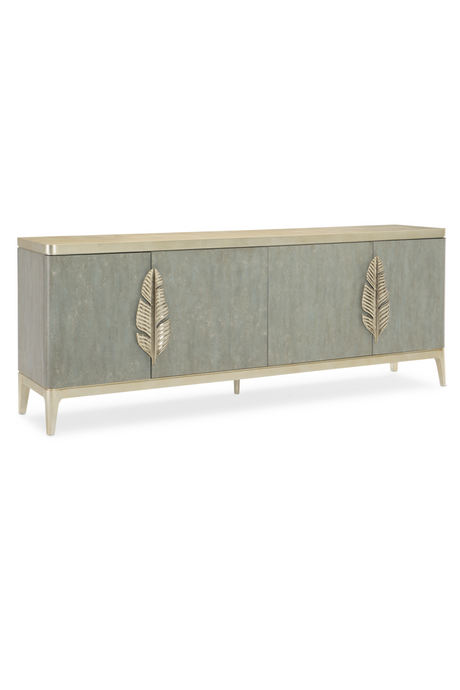 Gold Palm Accent Sideboard | Caracole Waterside | Oroa.com
