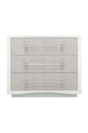 White 3-Drawer Nightstand | Caracole A Clear Touch | Oroa.com