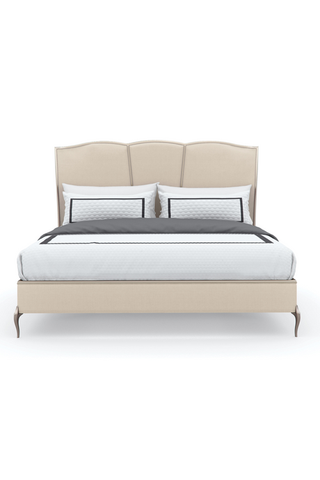 Silver Framed Modern Bed | Caracole Un-Deux-Trois | Oroa.com