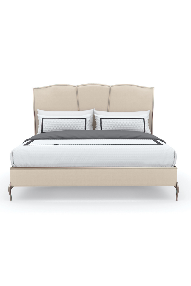 Silver Framed Modern Bed | Caracole Un-Deux-Trois | Oroa.com