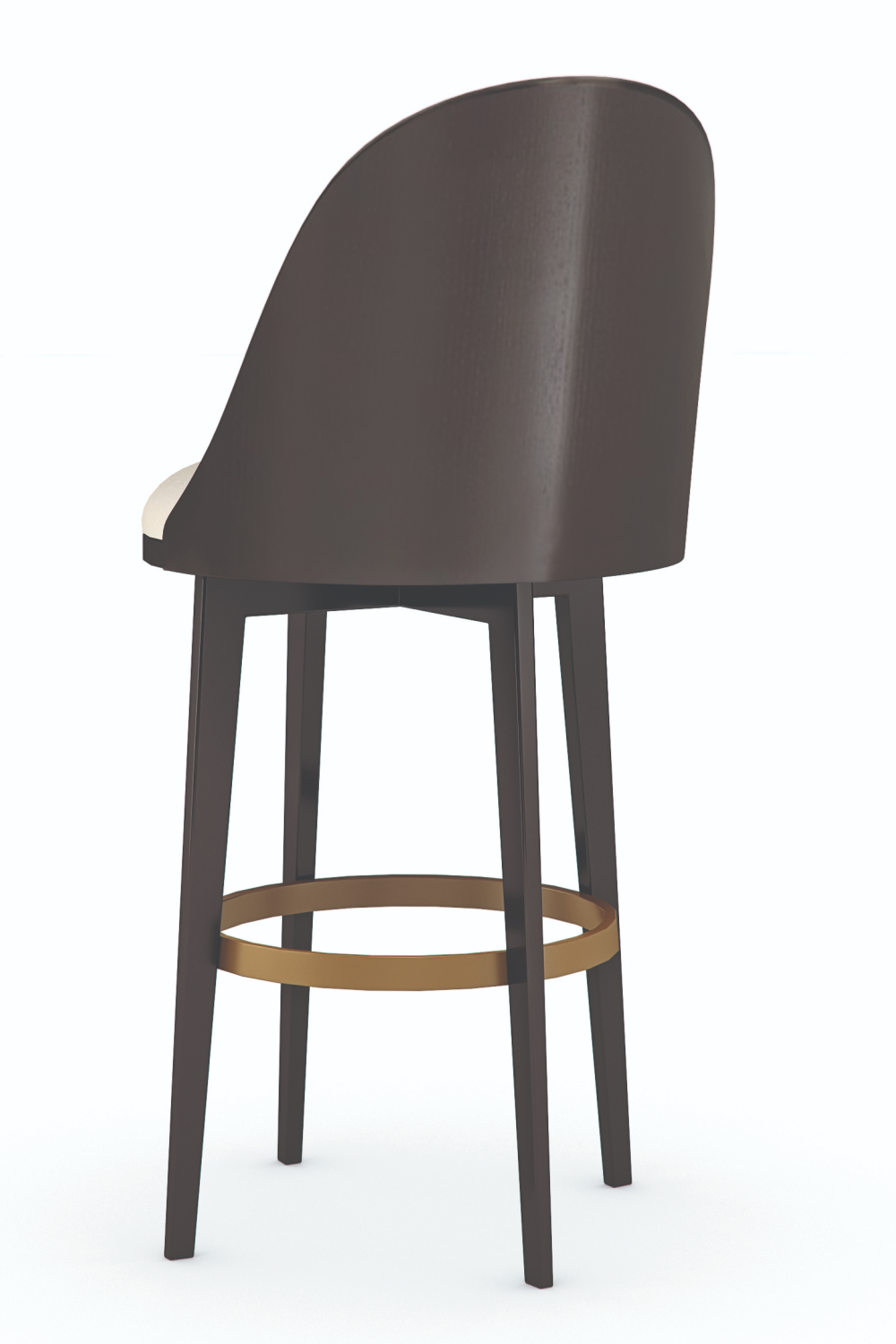 Vegan Leather Bar Stool | Caracole Another Round | Oroa.com