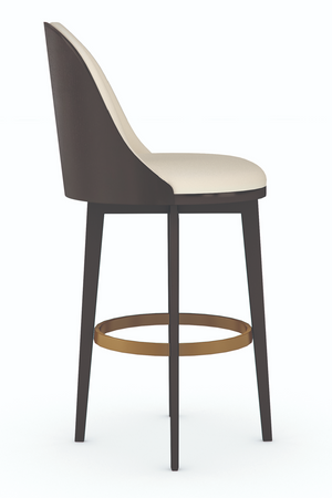 Vegan Leather Bar Stool | Caracole Another Round | Oroa.com
