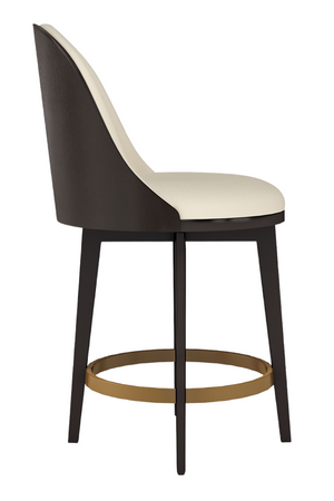 Vegan Leather Counter Stool | Caracole Another Round | Oroa.com