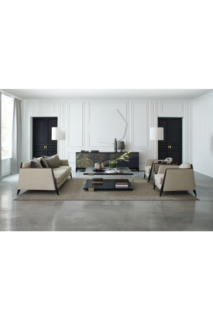 Square Black Coffee Table | Caracole I'll Take The Corner Table | Oroa.com